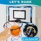 Loiley Basketball Mini Hoop Indoor Boys Gifts For Kids Adults, Door Room Basketball Mini Hoop With Balls, Basketball Accessories