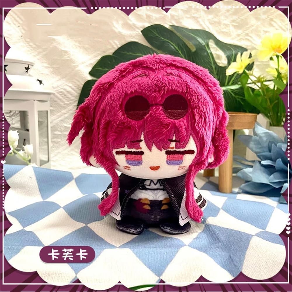 KILA MILA Anime Kafka Bailu cutting edge Dan Heng Jing Yuan Plush Doll Kawaii Merch Soft Adorable Plush Doll Pendant Gifts(Kafka)