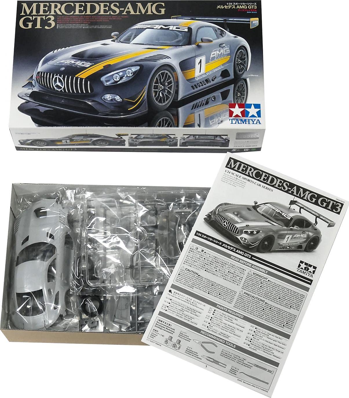 Tamiya 24345 Mercedes-Amg Gt3 1/24 Scale Kit