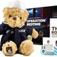Zzz Bears Sailor Sleeptight Navy Teddy Bear With Storybook & Sleep System, Comforting Gift For Navy Kids, Helps With Bedtime Rou