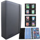 Turkra Toploaders Binder With 25 Pages, 3-Ring Top Loaders Holder Album Holds 150 3' X 4' Standard Toploaders Hard Holders(Black)