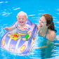 Baby Pool Float with Canopy: Baby Floats for Infants Toddler 6-48 Months Qoosea Swimming Floaties with UPF50+ Sun Protection & Toy Play Steering Wheel & Patch Kit (Purple)