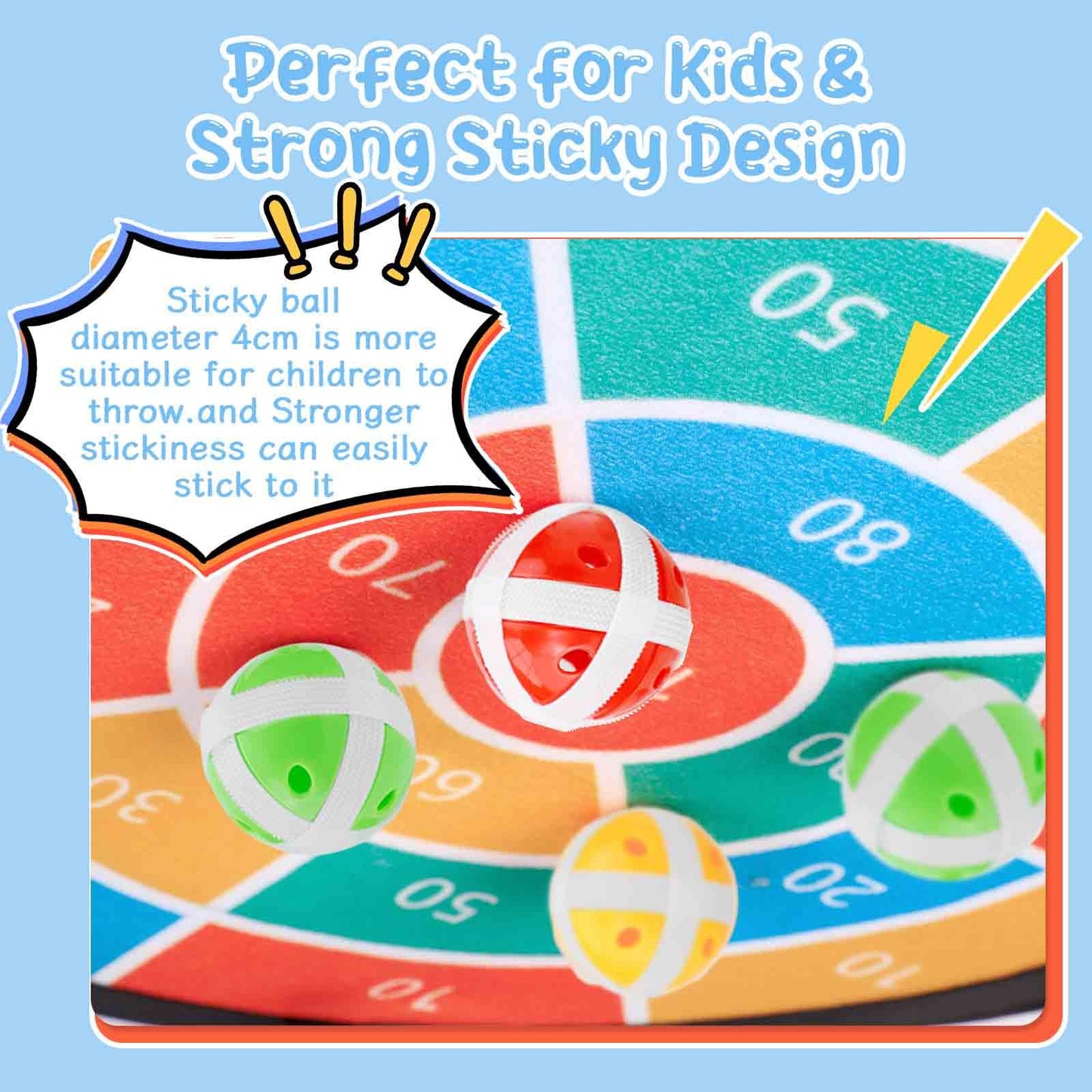 Cyfie Basketball Hoop Toddler, 2 In 1 Basketball Hoop Dart Board For Kids Sports Toys Slam Dunk, Sticky Darts, Basketball Gift For Girls Boys Office Party