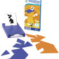 Tangoes Classic Tangram Travel Game With Portable Case Featuring 100 Challenges For Ages 7 - Adult