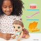 Baby Alive Lil Snacks Doll, Eats And Poops, Snack-Themed 8-Inch Baby Doll, Snack Box Mold, Toy For Kids Ages 3 And Up, Brown Hai