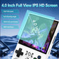 R36Max Handheld Game Console,4.0 Inch Ips Screen Linux System With 64Gb Tf Card,Retro Gaming Console Built In 18000+ Games,Porta