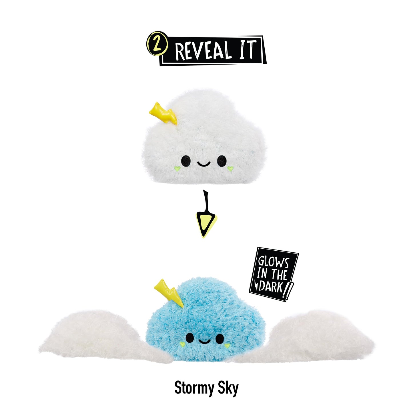 Fluffie Stuffiez Cloud Small Collectible Plush - Multicolor, Ultra Soft Polyester, ASMR Fidget, Model 594222EUC