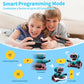 Dwirctoys Robot Toys For Boys Girls,Rechargeable Rc Robot For Kids With Programmable,Auto-Demonstration,Dance Moves,Music, Led E