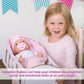 Adora Adoption Babies Collection, 16” Baby Doll With Complete 9-Piece Accessories Includes: Pacifier, Hospital Bracelet, Diaper And More! Birthday Gift For Ages 3+ - Baby Hope
