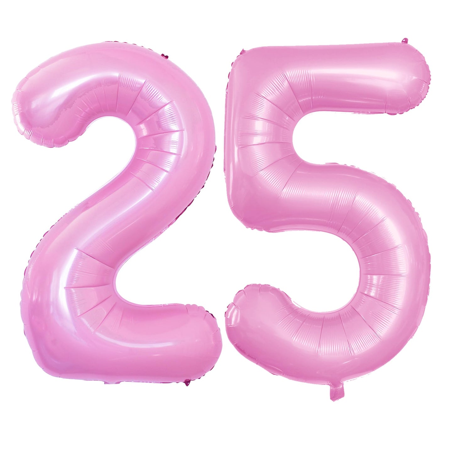 GOER Jumbo Foil Balloons for 25th & 52nd Birthday Party, 42 Inch, Light Pink, Polypropylene (PP)