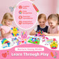 7july Unicorn Craft Box - 12 Fun Arts and Crafts for Kids Ages 4-8, Colorful Educational Toys, Model CB-02