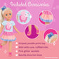Glitter Girls Poodle Cuddles Fashion Outfit – 14" Doll Clothes, Brown, Accessories for Kids Ages 3+ (Model GG50134Z)