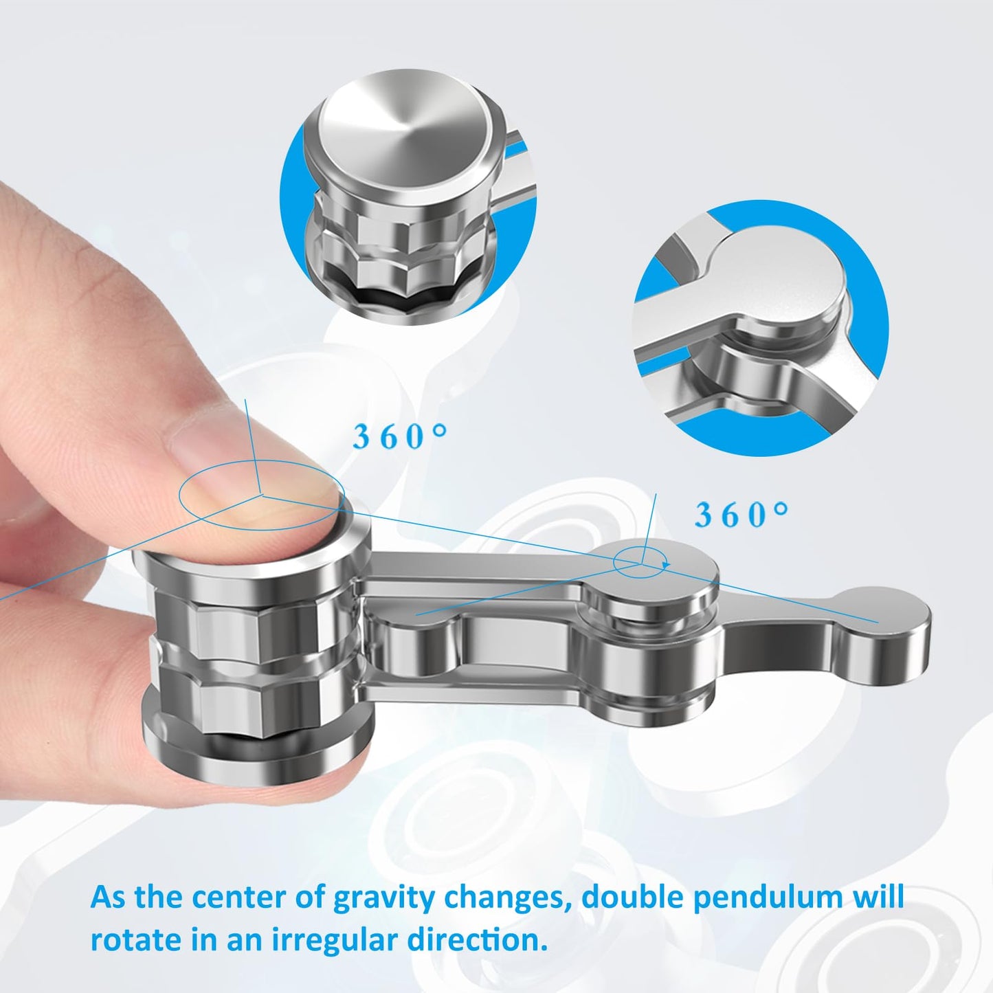 Duomishu Fidget Spinner, Fidget Hand Toys Focus Finger Spinning Toys For Kids And Adults Relieving Stress Boredom, Party Favors