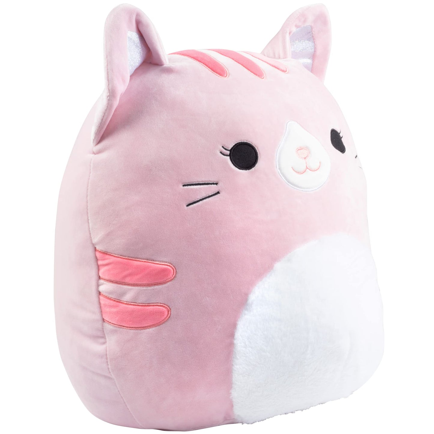 Squishmallow Large 16' Laura The Pink Cat - Officially Licensed Kellytoy Plush - Collectible Soft & Squishy Large Kitty Stuffed Animal Toy - Add To Your Squad - Gift For Kids, Girls & Boys - 16 Inch