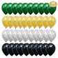 Gold Black And Silver Balloons,Green Balloon For Graduation Party Wedding Engagement Birthday Baby Shower New Years Eve Party Su