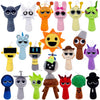 Fonaxere 2024 Sprunki Plush Toys, 8'' Sprunky Wenda Oren Simon Gray Stuffed Toys Dolls Gifts For Birthday Christmas (20 Pcs Set)