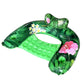 Inflatable Pool Float Chair - 1 Pack Floating Pool Chair mature-themed Pool Float Seat with Cup Holder and Backrest  Portable Lounge Floats for Swimming Pool Party Toy Floaties Beach Floaty(XXL)
