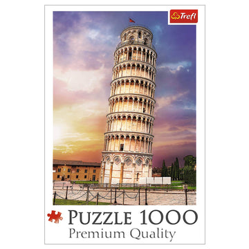Trefl 1000 Piece Jigsaw Puzzle - Pisa Tower, Tuscany Italy - Multicolor - Model 10441