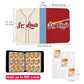 Baseball Card Binder With Sleeves 900 Pocket, St. Louis Baseball Trading Card Holder Baseball Collector Album Sports Trading Car