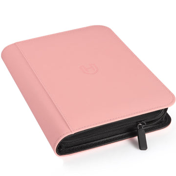 Card Binder 4 Pocket with Zipper  288 Pockets Trading Card Holder Book  enhanced PU Cover Zip Folder Binder  Side Loading Carrying Case Binder Album for TCG  MTG  Sports Cards  Game Cards