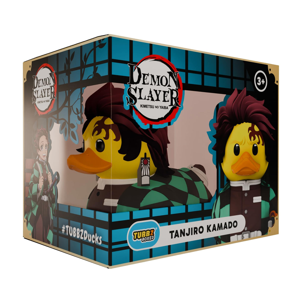 TUBBZ: Demon Slayer  Tanjiro Kamado Rubber Duck Collectible Toy 3.5