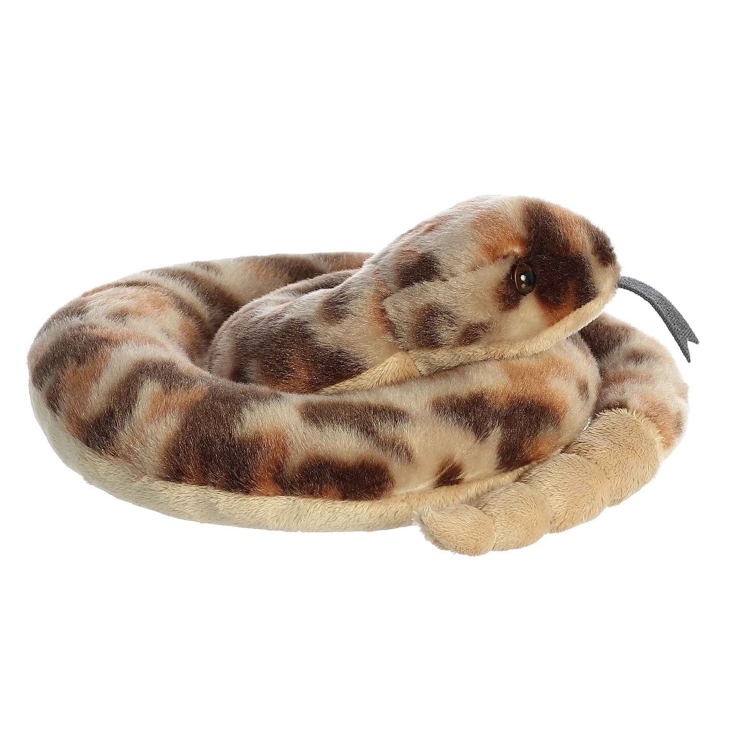 Aurora Adorable Flopsie Ruse Rattlesnake Stuffed Animal - Playful Ease - Timeless Companions - Brown 12 Inches