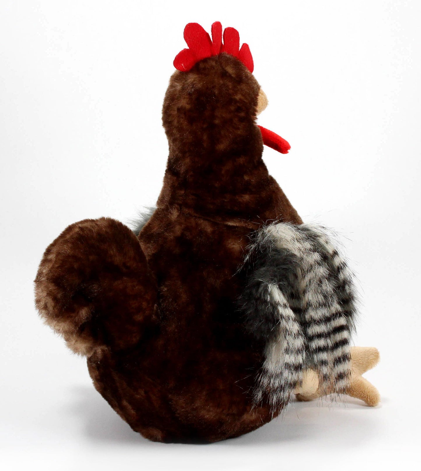The Petting Zoo Chicken Stuffed Animal Plush Toy, 12in Brown Plushie, Model 421304, Perfect Gift for Kids