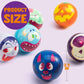 JOYIN Halloween Stress Balls - 24 PCS Squishy Toys, Small, Plastic, Orange/Black/White, Model 14953, Party Favors & Decorations
