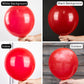 Partywoo Red Balloons 100 Pcs Red Balloons Different Sizes Pack Of 18 12 10 5 Inch Matte Red Balloon Arch Kit Red Balloon Garland For Valentine'S Day Graduation Christmas Party Decorations Red-Y57