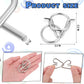 Yilloog Metal Wire Puzzle Set Of 8 With Pouch, Brain Teaser Puzzles Iq Test Puzzle Ring Disentanglement Unlock Interlock Game Tr