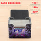 sabermaster Card Deck Box Fits for YGO MTG,100+ Card Storage Box Trading Games PU Leather Storage Premium Deck Case (White Fores