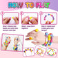 Funzbo 850Pcs Pop Beads - Jewelry Making Kit For 3 4 5 6 7 8 Year Old Little Girls, Arts And Crafts Toys For Kids, Necklace Bracelet Ring Hairband Creativity Snap Set Easter Holidays Birthday Gifts