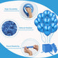 Blue Balloons In Different Sizes 5 10 12 18Inch-134Pcs Metallic Chrome Blue Balloons For Garland Arch