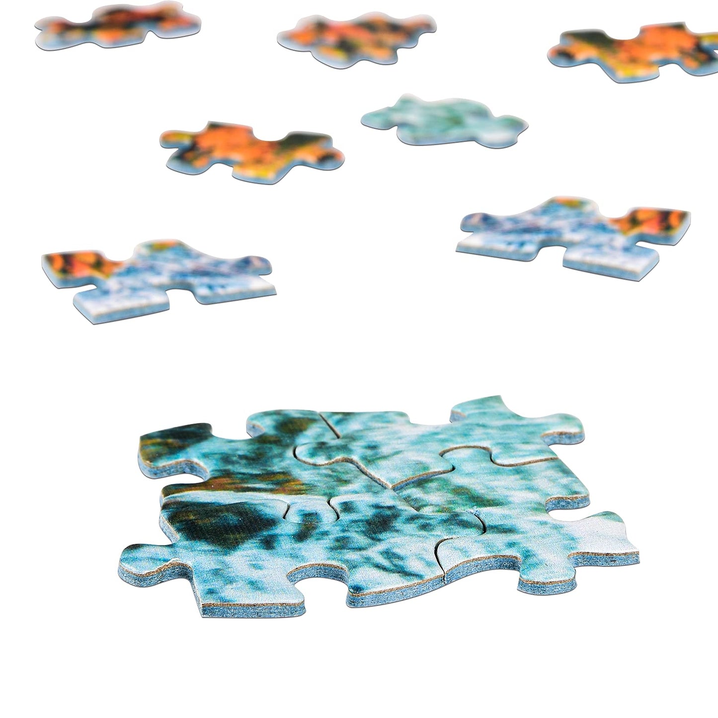 Rocorose 1000 Piece Jigsaw Puzzle - Autumn of Italian Alps - Cardboard Floor Puzzle for Kids & Adults - HC12021-C