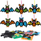 Fennoral 12 Pack Bat Crafts For Kids Bat Crafts Kits Make You Own Bat Foam Stickers Ornament Diy Arts And Crafts For Kids Girls