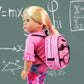 American Fashion World Doll Pink Sequin School Backpack for 18-Inch Dolls | enhanced Quality & Trendy Design | Dolls Accessories for Popular Brands