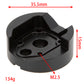 Meus Racing Utb18 Front Brass Portal Axle Covers Weigths 65G/Pc For Axial Utb18 Capra Trail Buggy #Axi212010 Upgrade Parts 2Pcs,