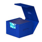Ultimate Guard Sidewinder 133+, Deck Box for 133 Double-Sleeved TCG Cards, Blue, Magnetic Closure & Microfiber Inner Lining for