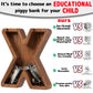 Piggy Bank For Kids Boys Girls, Wooden Large Letter Piggy Bank Alphabet Money Bank With Initial X, Coin Bank Fun Gifts For Birthday, Christmas, Festival, Baby Shower