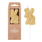 PHD CAKE 2.76 Inch Large 1/2 Gold Number Birthday Candles, Number Candles, Cake Number Candles, Party Celebration