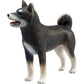 Mojo Black Shiba Inu Realistic Domesticated Animal Hand Painted Toy Figurine