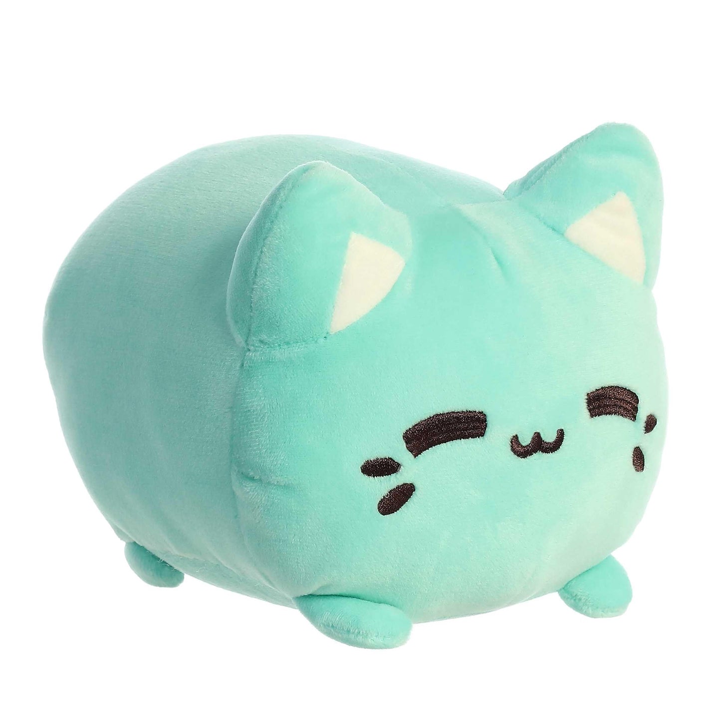 Aurora® Mint Meowchi Stuffed Animal - 7 Inch Plush - Enchanting Tasty Peach® Design - Colorful Polyester