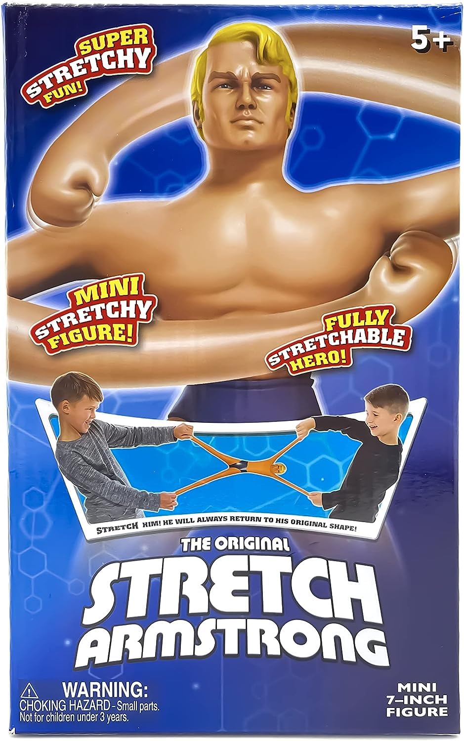 STRETCH ARMSTRONG Stretchable Action Figure Toy - Multi-color, 1 ct, Rubber, Model 06452