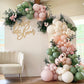 Baby In Bloom Balloon Arch Kit 139Pcs Pastel Sage Green And Pink Balloon Garland For Boho Baby In Bloom Baby Shower Birthday Par