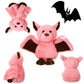 Cuddly 11 Inch Plush Bat Stuffed Animal Halloween Stuffed Animal Plush Toy Plush Animal Doll Bedtime Toys Birthday Xmas Furry Gi