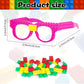 Lemicin 12 Pcs Building Bricks Glasses Building Blocks Games For Kids Birthday Party Favors Supplies, Boys Girls Carnival Party
