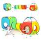 3Pc Kids Tent For Toddler Play With Crawl Tunnel+Ball Pit+Pop Up Tent, Colorful Kids Playhouse For Boys And Girls Indoor And Outdoor Games, Foldable Children Play Tent Toy For Baby Infant As Gifts