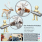 Bretoyin 10Pcs Mini Arctic Animals Toys Set Polar Animal Figurines Arctic Tundra Deer Toy Animal Small White Bear Arctic Fox Kid