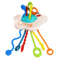 Kipa Gaming Interactive Silicone Pull String Learning Toy For Kids  Baby Sensory Travel And Teething Toys, Ideal For 61218 Mo