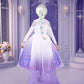 Tacobear 11Pcs Elsa Dress, Elsa Costume For Girls 3-10 With Detachable Sequin Cape/Wig/Crown/Wands, Princess Dress For Girls, Birthday Halloween Christmas Outfit For Kids 9T 10T